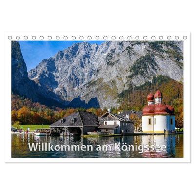 Willkommen am Königssee (Tischkalender 2027 DIN A5 quer), CALVENDO Monatskalender
