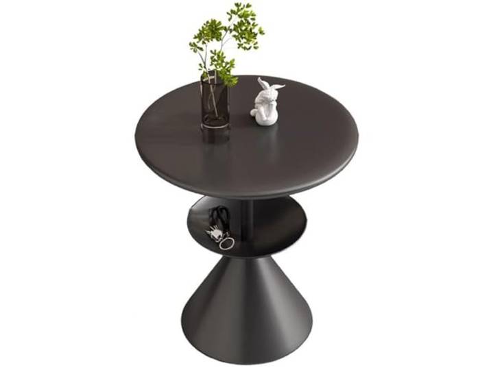 Dekorativer Säulentisch, kleiner runder Martini-Tisch(/Black a,Large)