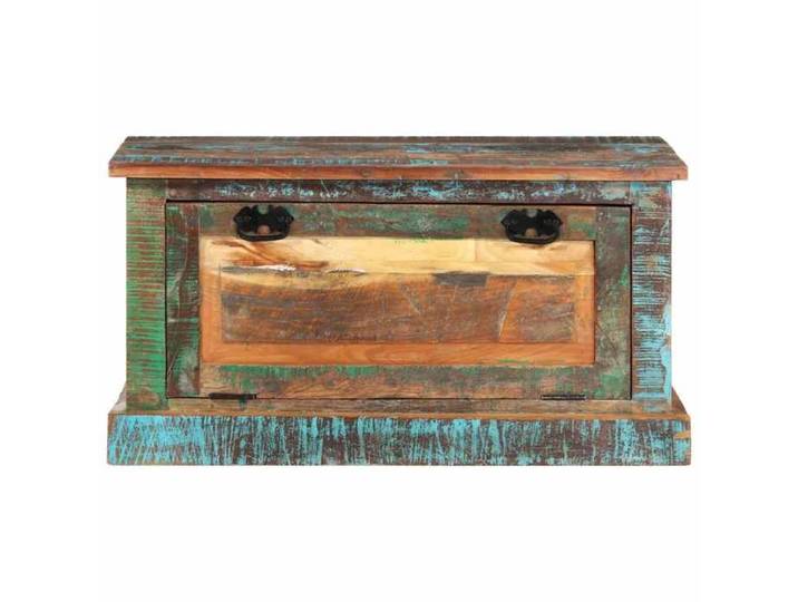 Banc meuble à couloir - ORVEL - Banc de rangement de chaussures Anti-poussière - bois de récupération 21081