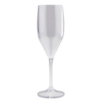 72 Mehrweg Sektgläser transparent SAN 150ml Spritzguss Wiederverwendbar Kunststoff Sektflöte unzerbrechlich