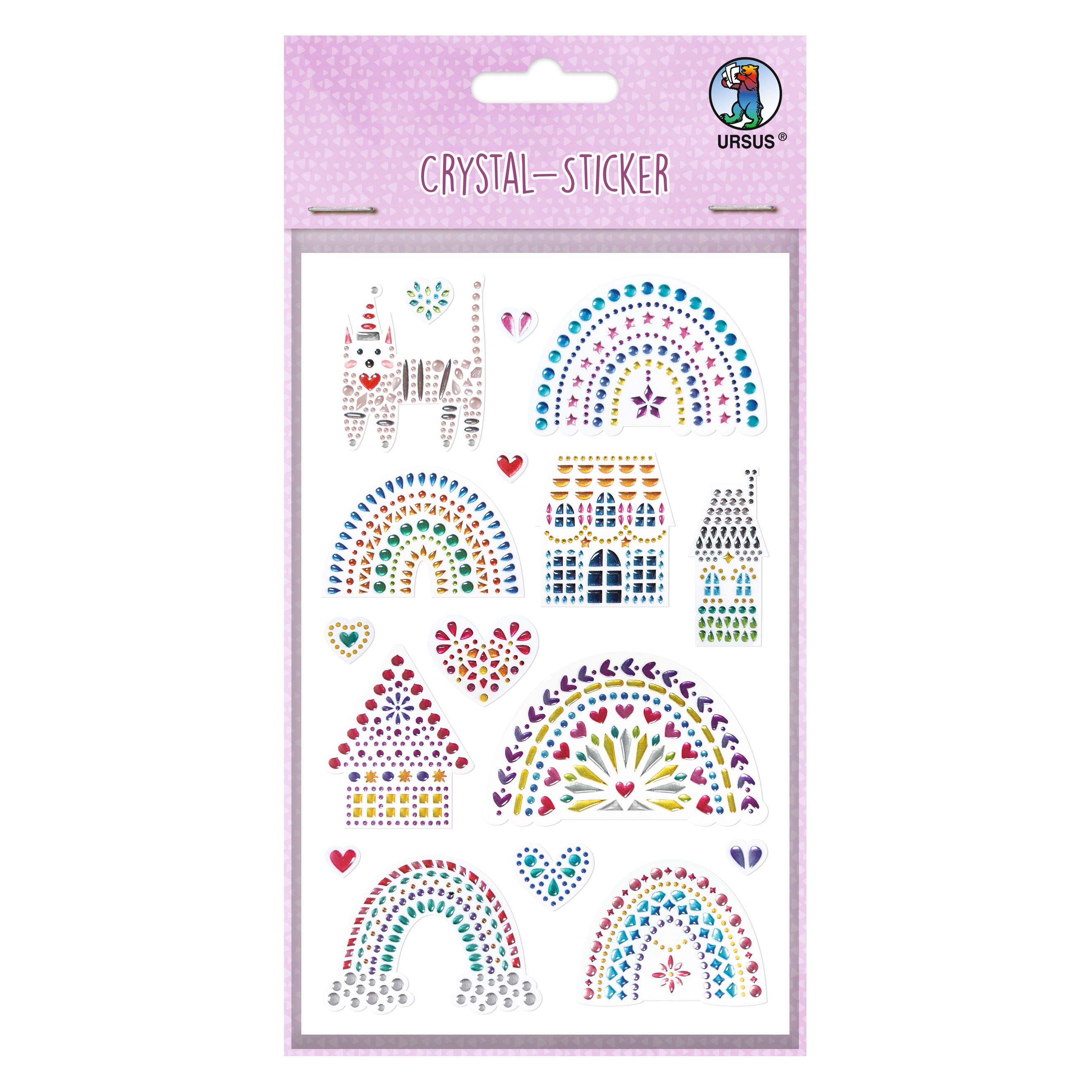 Ursus Crystal Sticker Regenbogen (16 Sticker) (75100004)