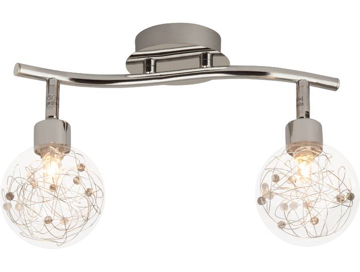 BRILLIANT Deckenleuchte Joya Deckenleuchte decorative Metall/Glas chrom 2x G9 max. 33 W