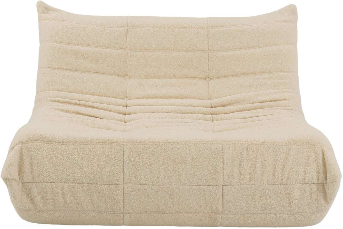 GARRYFIZH 2 Persoons Vloersofa - Moderne Lounge Vloerbank - Breedte: 135 cm