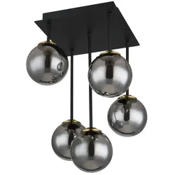 Globo Lighting Deckenleuchte  Jorge , schwarz , Maße (cm): B: 25,5 H: 38 T: 25.5