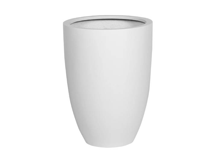 Hochwertiger In-/Outdoor Blumentopf „Essential Ben“ Weiss matt Ø 40 x 55 cm Pottery Pots