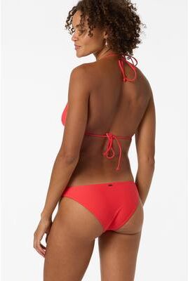 O'Neill s Saltwater Solids Rockley Medium Bikini Bottoms in Bittersweet, Elastane/Polyamide