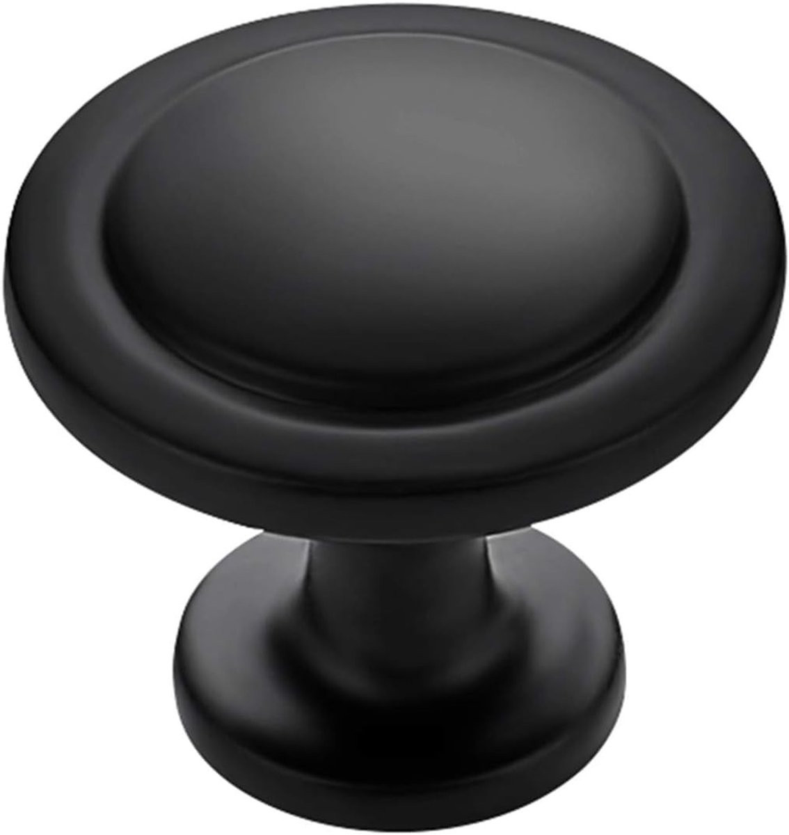 Dailygoods Ronde Handgrepen Kastknoppen - Zwart