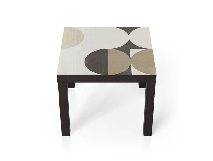 DEQORI Couchtisch 'Geometrische Stille', Glas Beistelltisch Glastisch modern