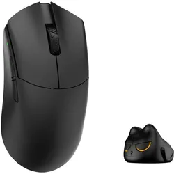 WLMouse Beast G Max Gaming-Maus, 8.000Hz - schwarz (Kabelgebunden, Kabellos), Maus, Schwarz
