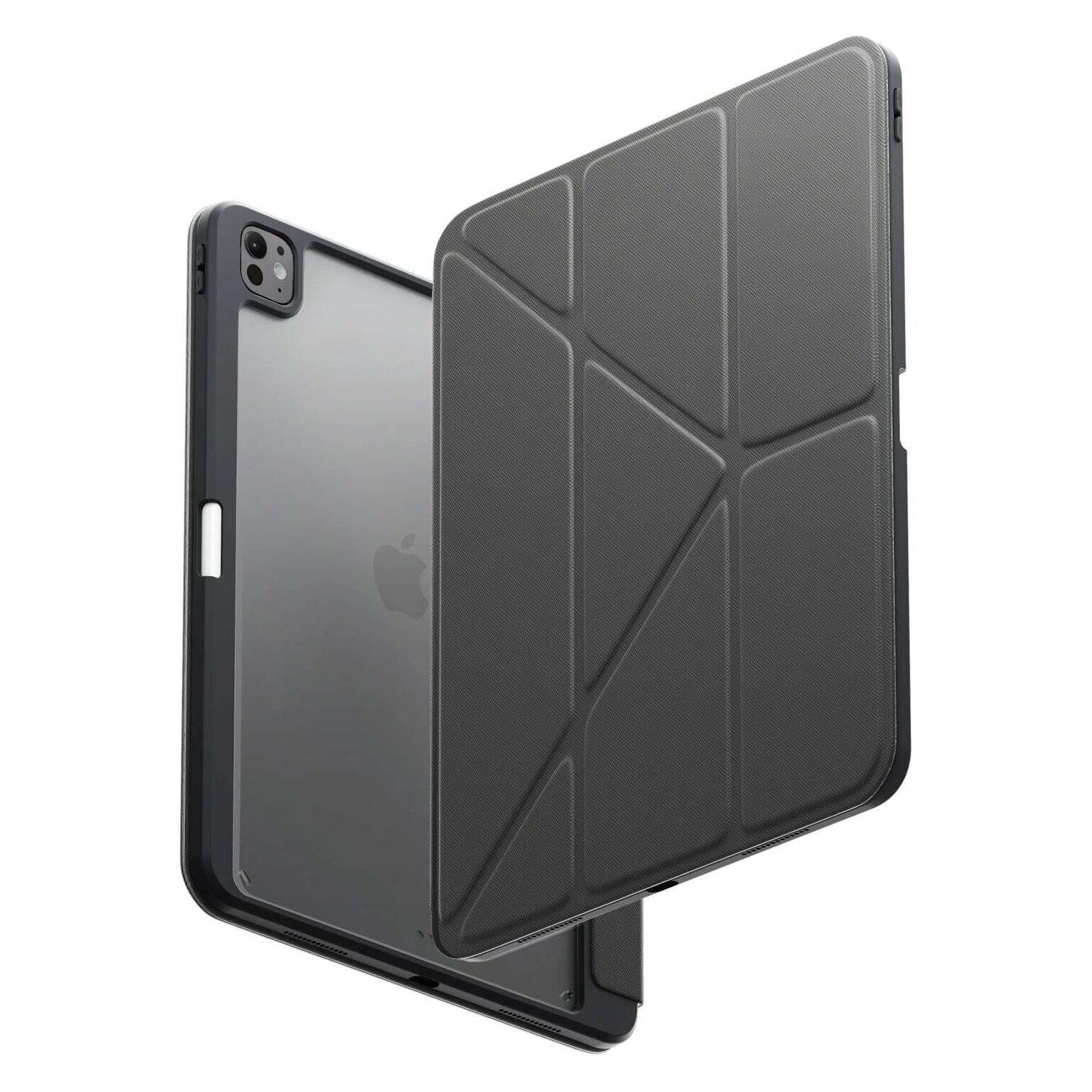 Uniq etui Moven iPad Pro 13" (2024) szary/charcoal grey (Apple iPad Pro 13 2024) (UNIQ-PDP13(2024)-MOVGRY)