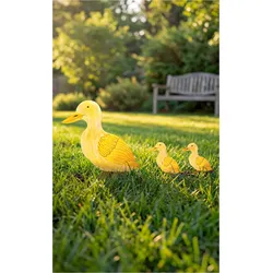 Deko-Gartenstecker 3/set in Muster gelb von DW-Shop, Gelb