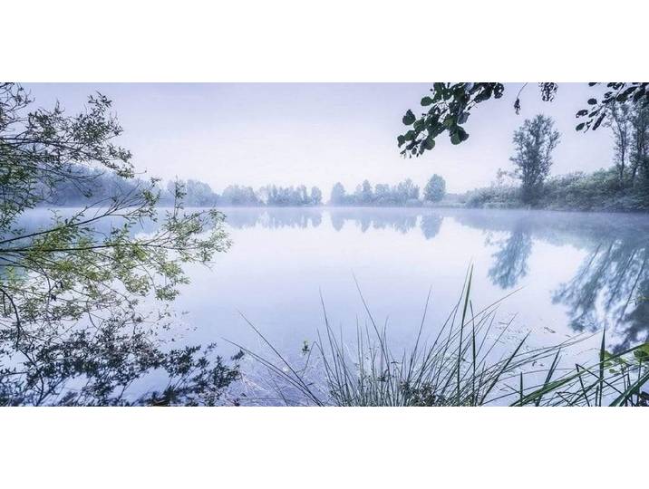 Fotobehang - Morning View 200x100cm - Vliesbehang