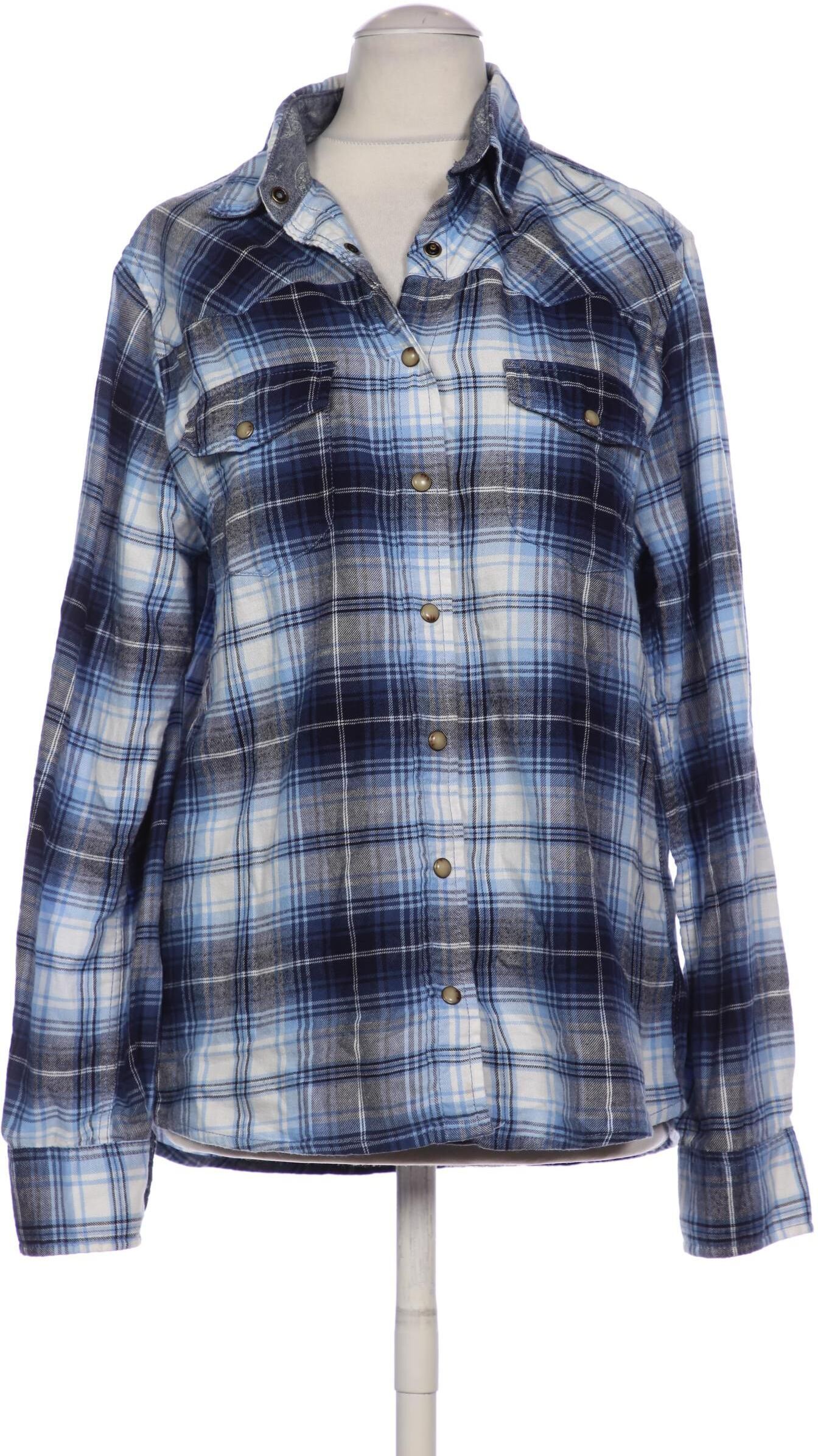 Girlfriend Collective Damen Bluse, Blau, Gr. XS, Baumwolle - Second Hand