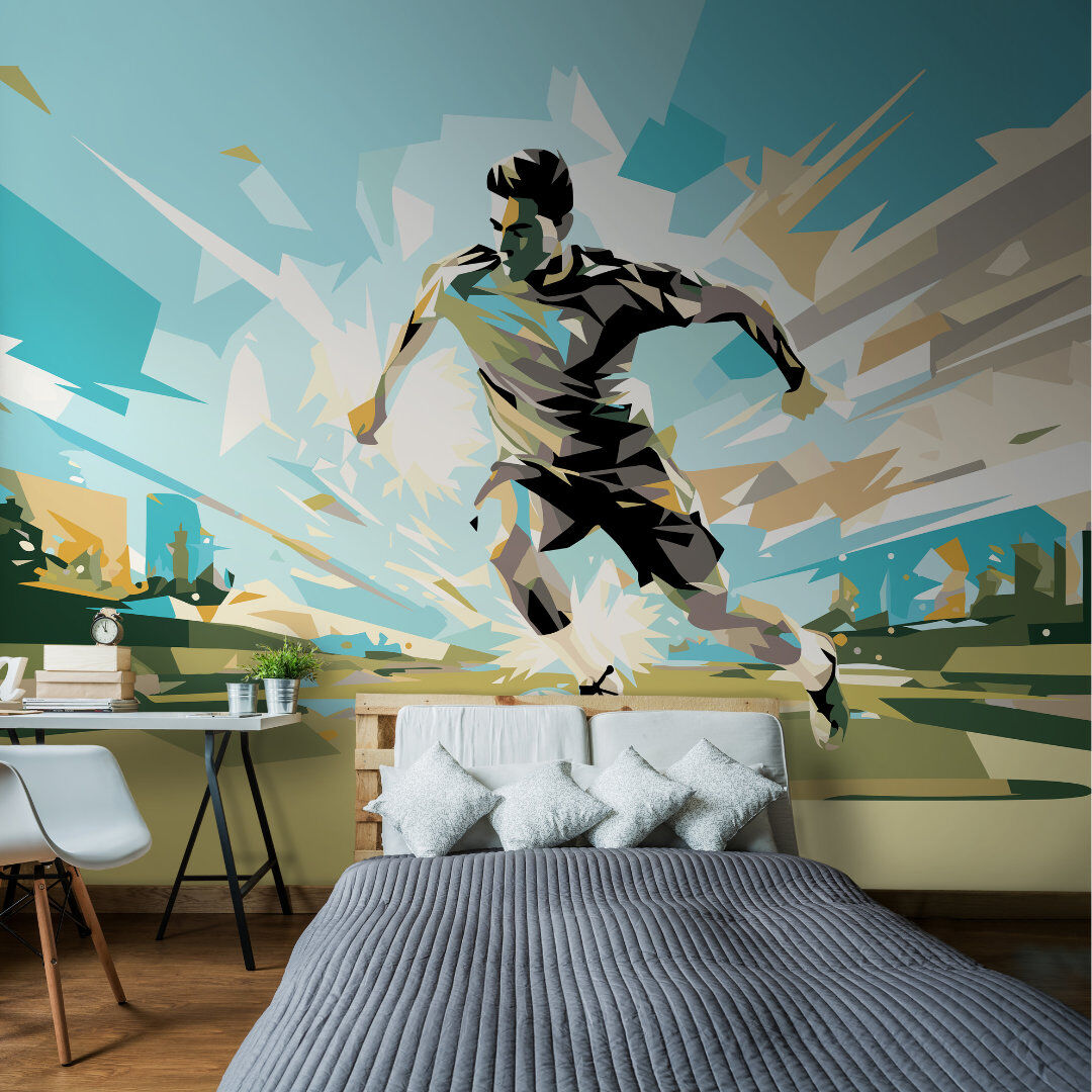 ClassicLiving Poquott Matte Wall Mural Blue 280cm L x 350cm W