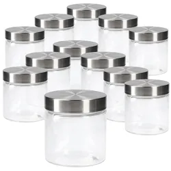 12er Set Bera Vorratsglas 0.8L