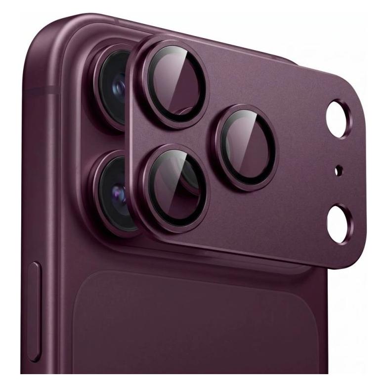 Tech-Protect Osłona Aparatu Camfull Fit+ Iphone 18 Pro Max Burgundy (Apple iPhone 18 Pro Max) (78032141)