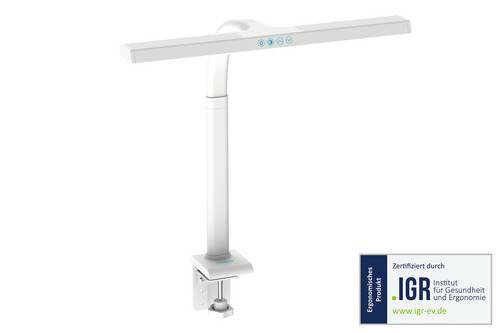 Digitus DA-90491 LED-Schreibtischleuchte, LED-Schreibtischleuchte mit Klemmfuß, LED-Tischlampe, Tischlampe LED, SMD LED 7W EEK