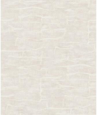 York Wallcoverings - Sculpted Burlap Cream Textured Wallpaper