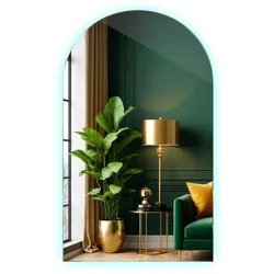 LED SPIEGEL 60 x 100 cm Unregelmäßige Form Kaltweiß 6500K