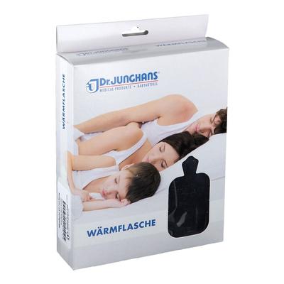 Wärmflasche 2 l mit Bezug blau