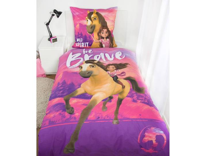 Parure de lit Spirit - Be brave Mauve