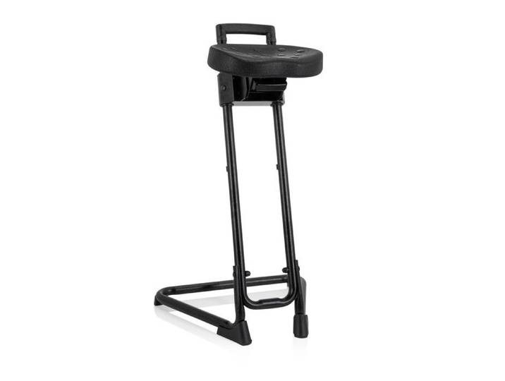 Siège assis-debout - hjh OFFICE - TOP WORK 32 - Noir - Plastique