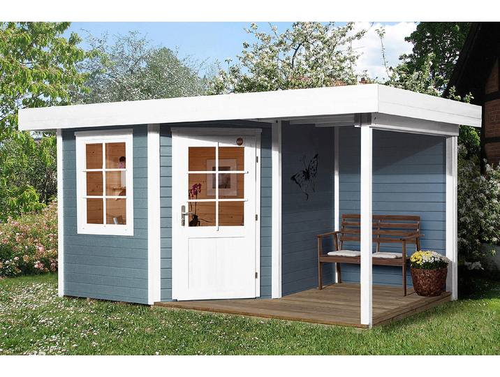 Weka Designhaus 213 A Grau ⌀ 3 × 4.6 m