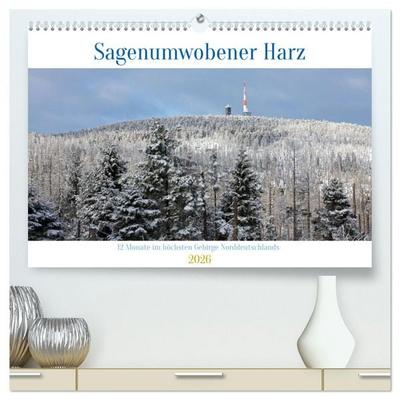 Sagenumwobener Harz (hochwertiger Premium Wandkalender 2026 DIN A2 quer), Kunstdruck in Hochglanz