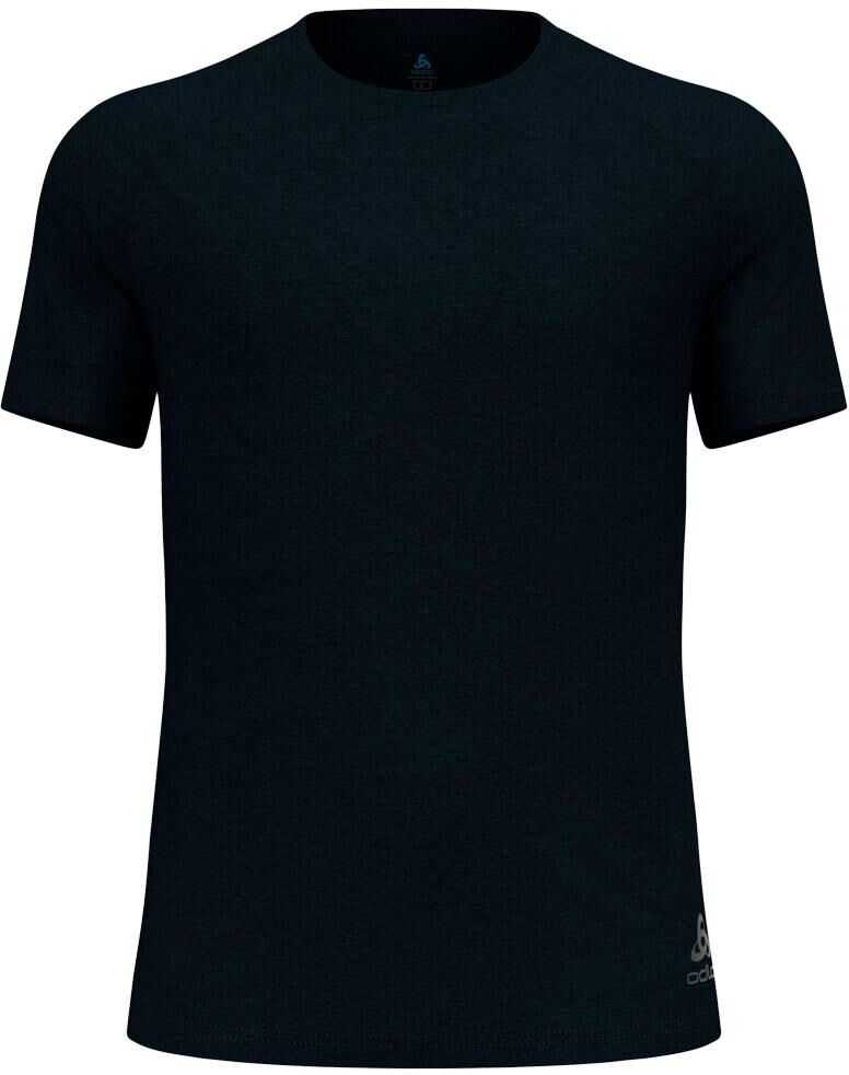 Odlo  - Essential 365 Tee Shirt Crew Neck Short Sleeve Black Melange - S - Tee-shirt de trail
