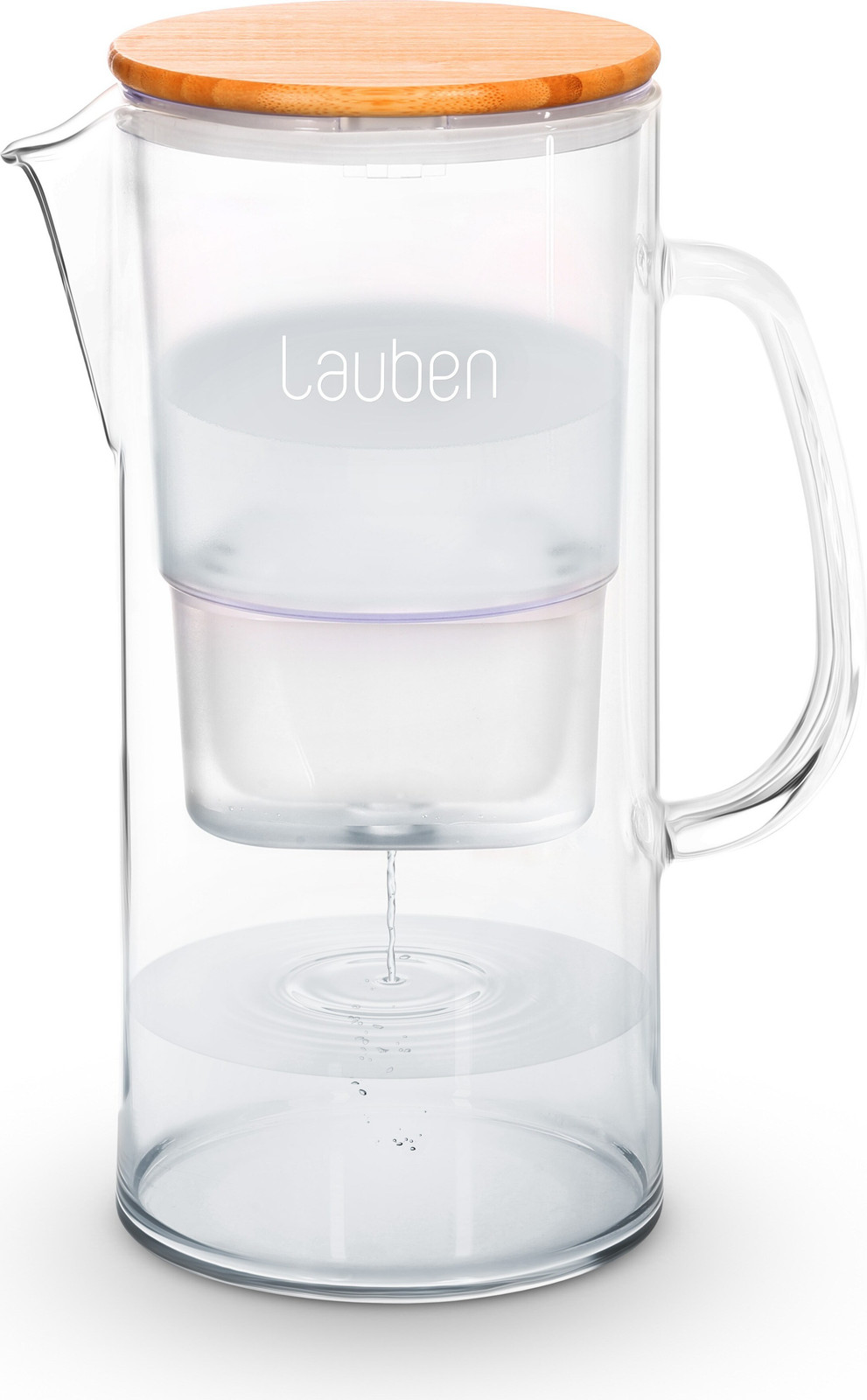 Lauben Glazen waterfilterkan 32GW