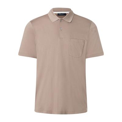 Poloshirt MAERZ MUENCHEN "Maerz Muenchen 648000 Poloshirt Herren Bekleidung", Herren, Gr. 56, beige, 100% Baumwolle, Shirts
