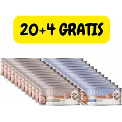PetRepublic Reines Hühnerfilet + Thunfisch in Sauce 24x80g