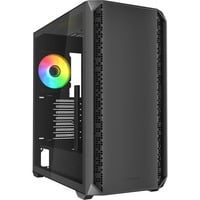 AK2 RGB , Tower-Gehäuse schwarz, Tempered Glass