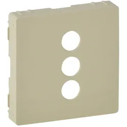 Legrand Valena Life, Abdeckung für RCA 3-fach Einsatz (mandelweiß)