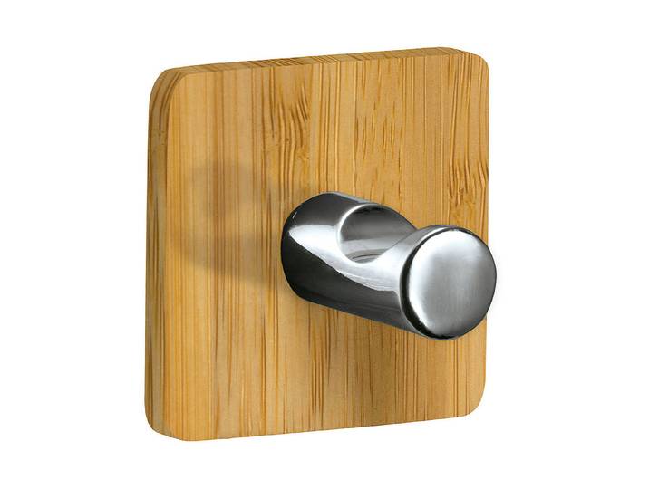 Kleine Wolke Timber Wandhaken Natur 5 × 5 cm