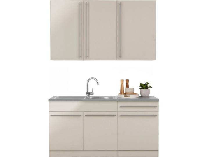wiho Küchen Pantryküche Chicago, ohne E-Geräte, Breite 160 cm