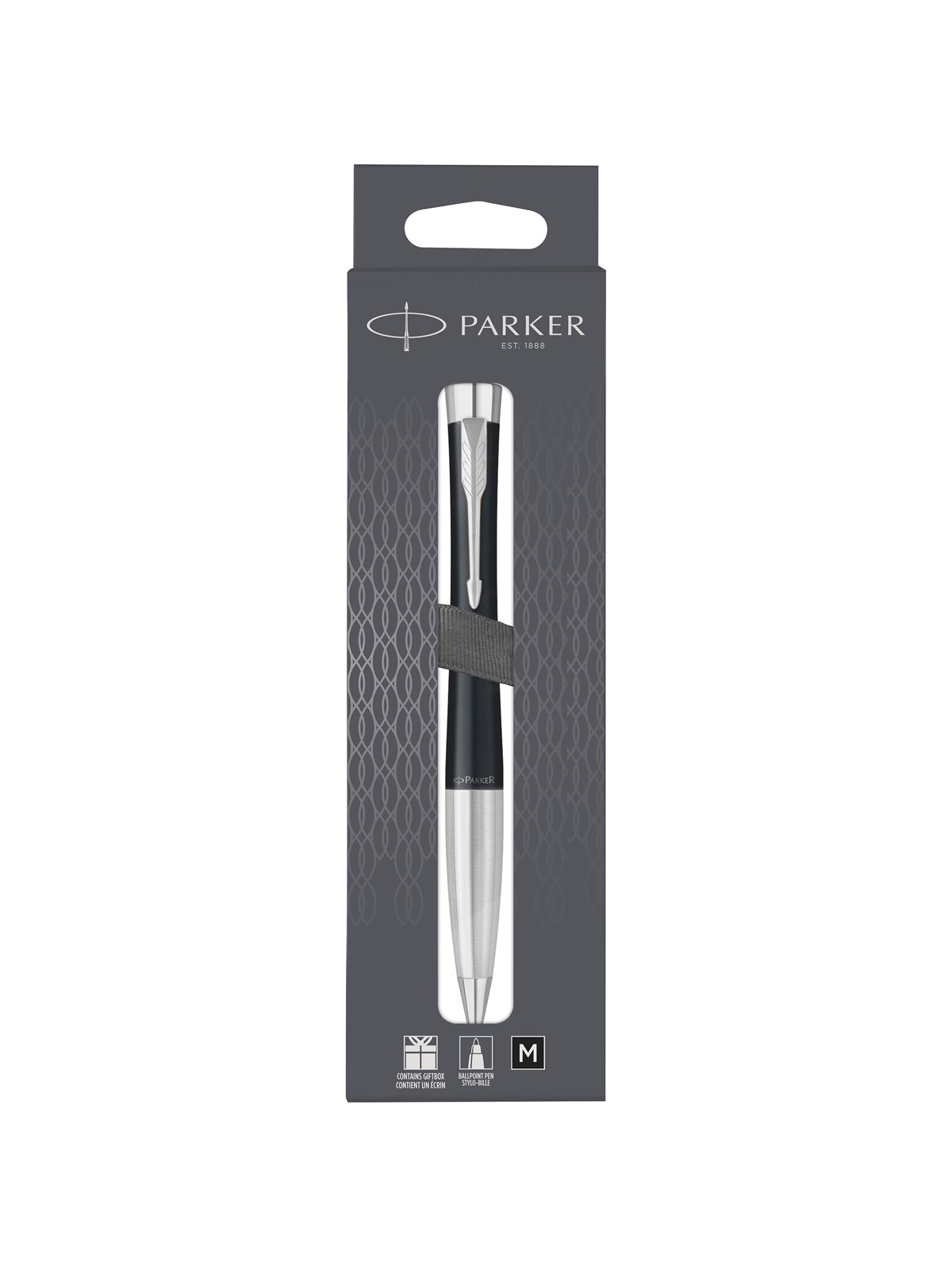 Parker Urban Core Muted Black C.C. Kugelschreiber in Geschenkbox mit Eurolochung