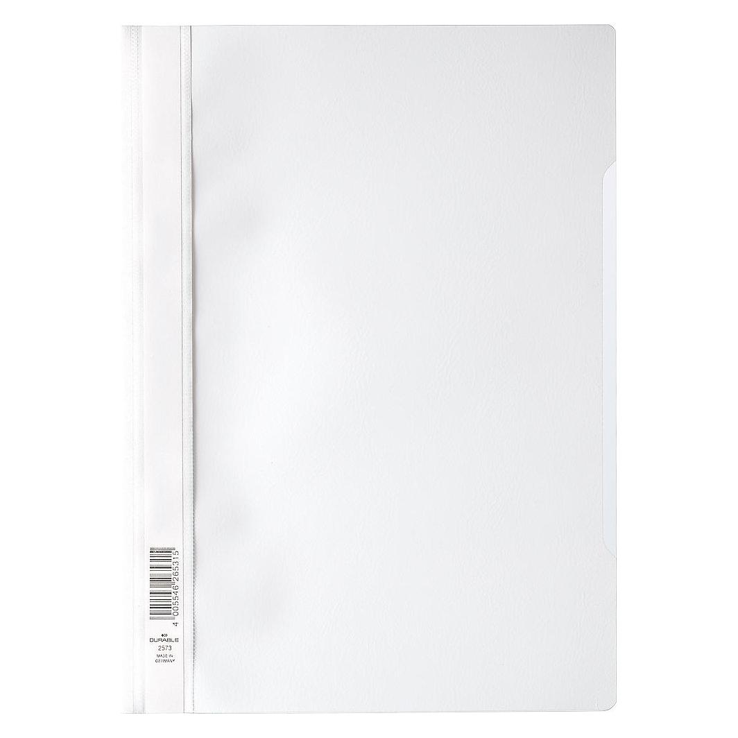 Durable Schnellheft A4 Weiss, 50 Stück (A4, 50x) (257302)