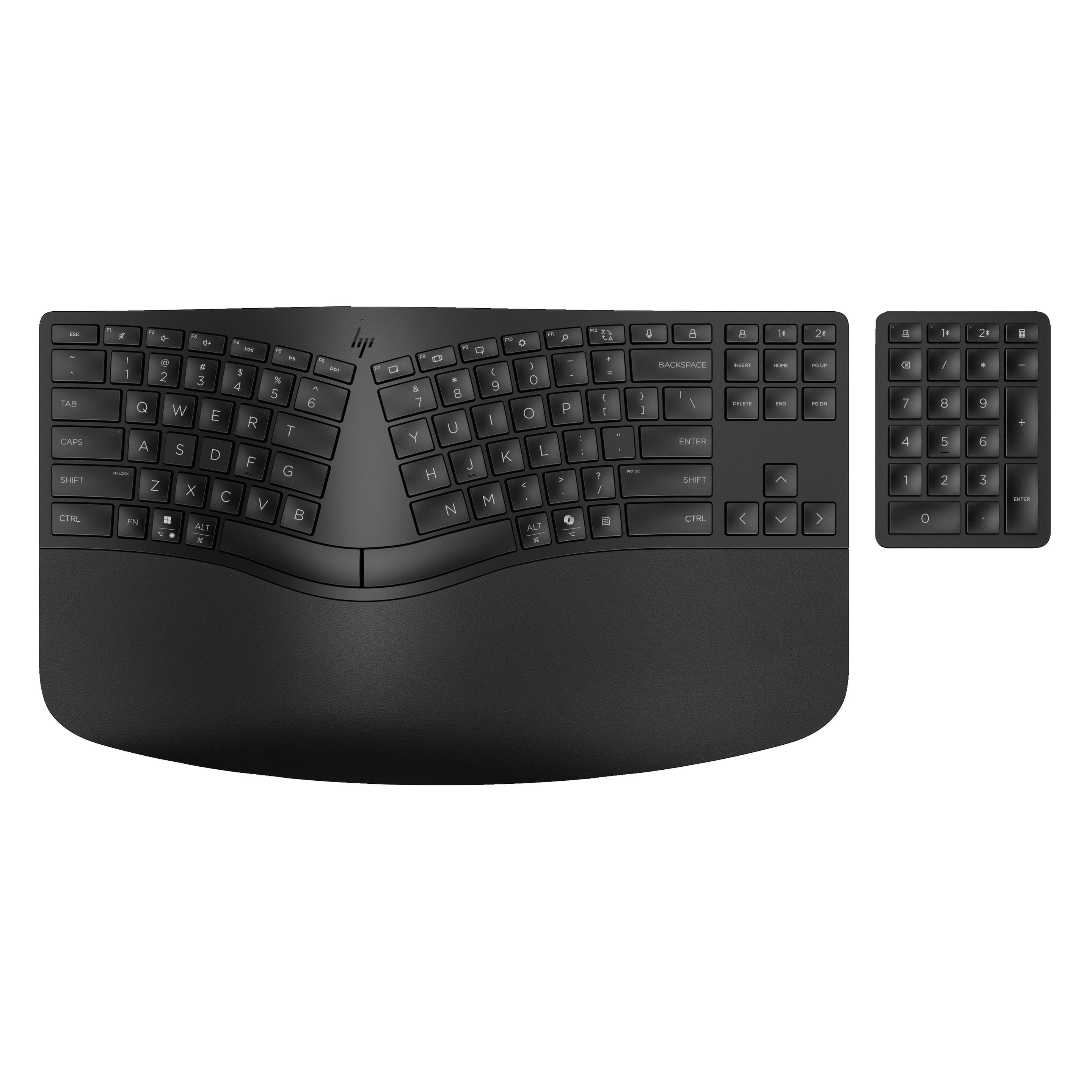 HP 965 Ergonomic Wireless Keyboard (Eng. Int., Kabellos) (7E756AA#ABB)