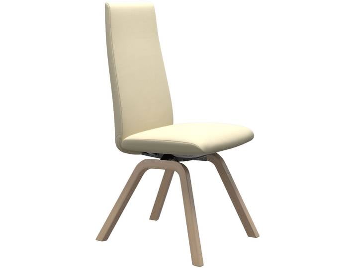 Polsterstuhl, 49x105x60 cm, Leder PALOMA, Beige, High Back, Skandinavisch, Stressless