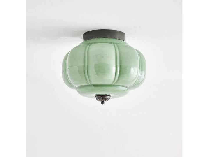 Plafonnier LED en verre rétro français, design moderne vintage, éclairage pour chambre à coucher, salon, couloir, balcon, entrée