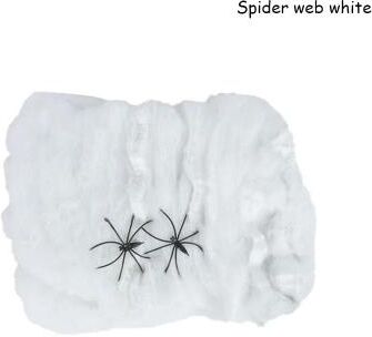 Uplift Essentials Halloween Stretchy Artificial Spider Web & Spiders white 0.09 Lb (40 G)