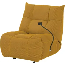 uno Sessel mit Relaxfunktion Tokyo , gelb , Maße (cm): B: 83 H: 91 T: 106.0