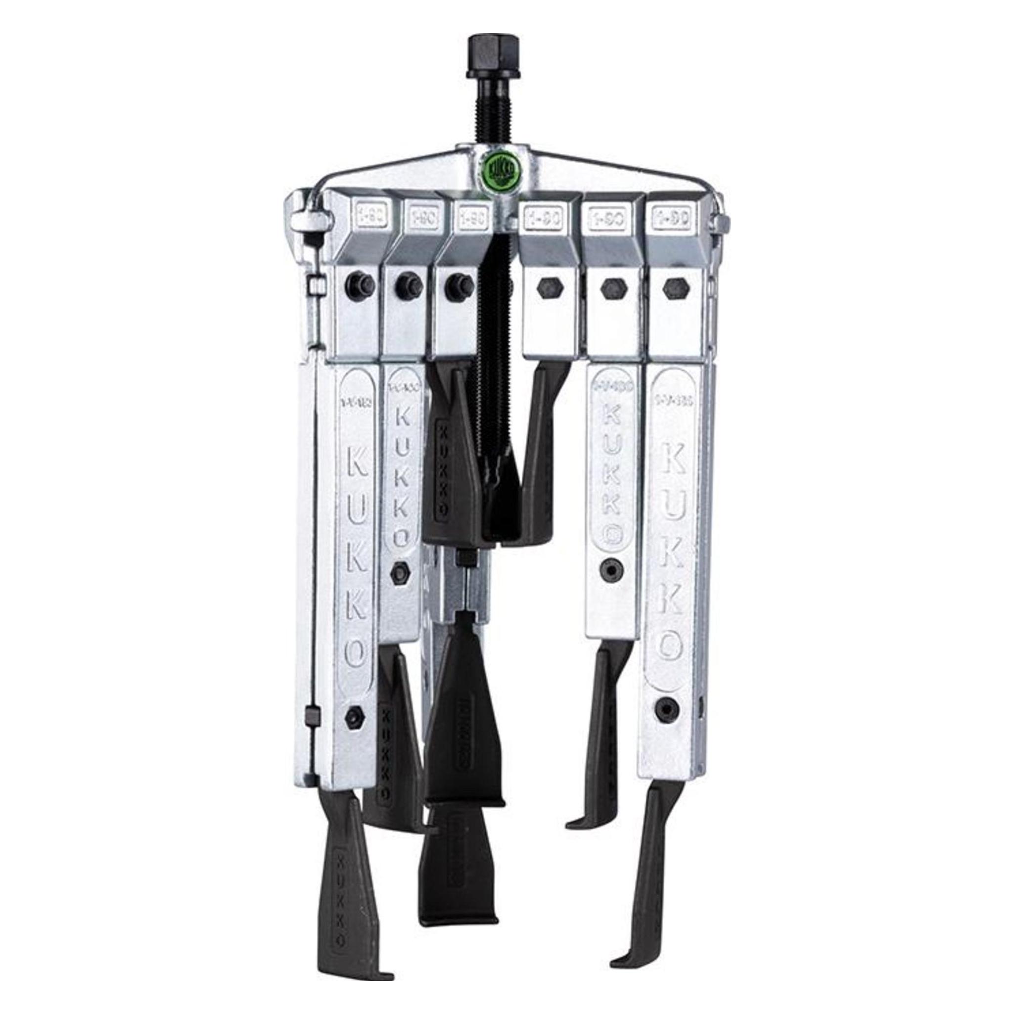 Kukko Abzieherset Serie 30-SP 3-armige Außenspannung m.120mm SW17mm mechanische Spindel schmale Haken Sp.. (30-10-SP)