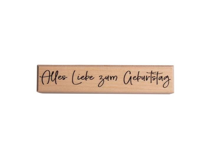 Stempel Alles Liebe zum Geburtstag , 2x10cm