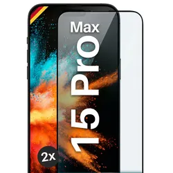 moex CurveProtect iPhone 15 Pro Max Panzerglas 3D Full Screen