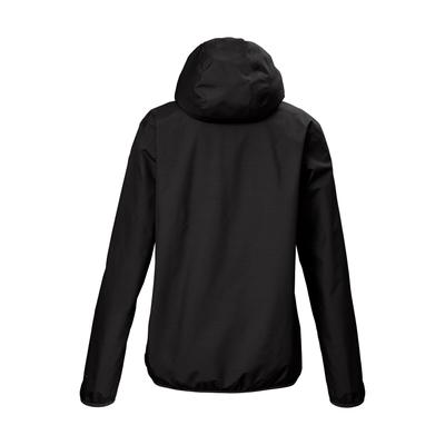 Funktionsjacke KILLTEC "KOS 485 WMN JCKT", Damen, Gr. 38, schwarz, Obermaterial: 100% Polyester.Futter: 100% Polyester, Jacken Funktionsjacke, Leichte, wasserdichte Damenjacke, atmungsaktiv, packbar