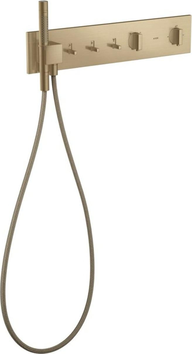 Axor Complete doucheset ShowerComposition UP-THM voor 3 aansluitingen, geborsteld brons