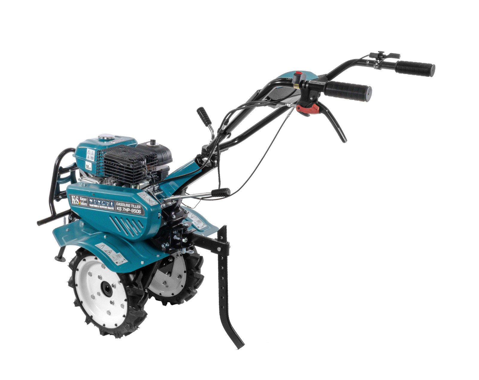 Könner & Söhnen KS 7HP-950S benzine-aangedreven mini-cultivator zwart