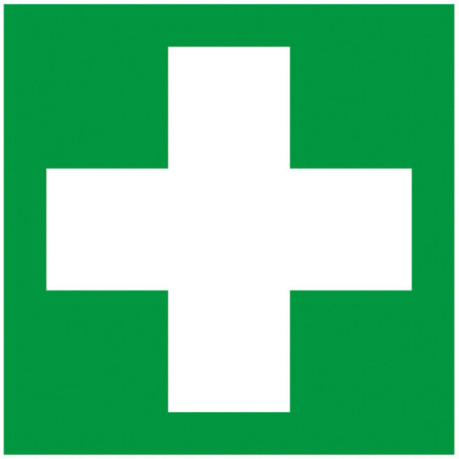 Gramm Medical Symbol Premiers secours, plastique, 200 x 200 mm (300.100.11120)